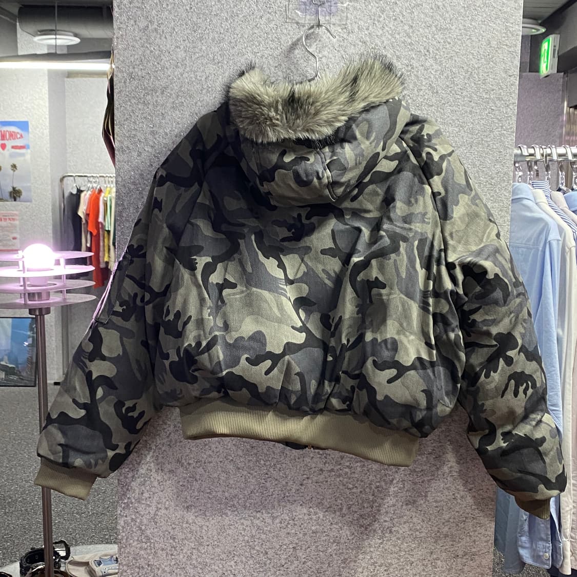 빈티지 그레이 밀리터리 점퍼 B3458 상품이미지3