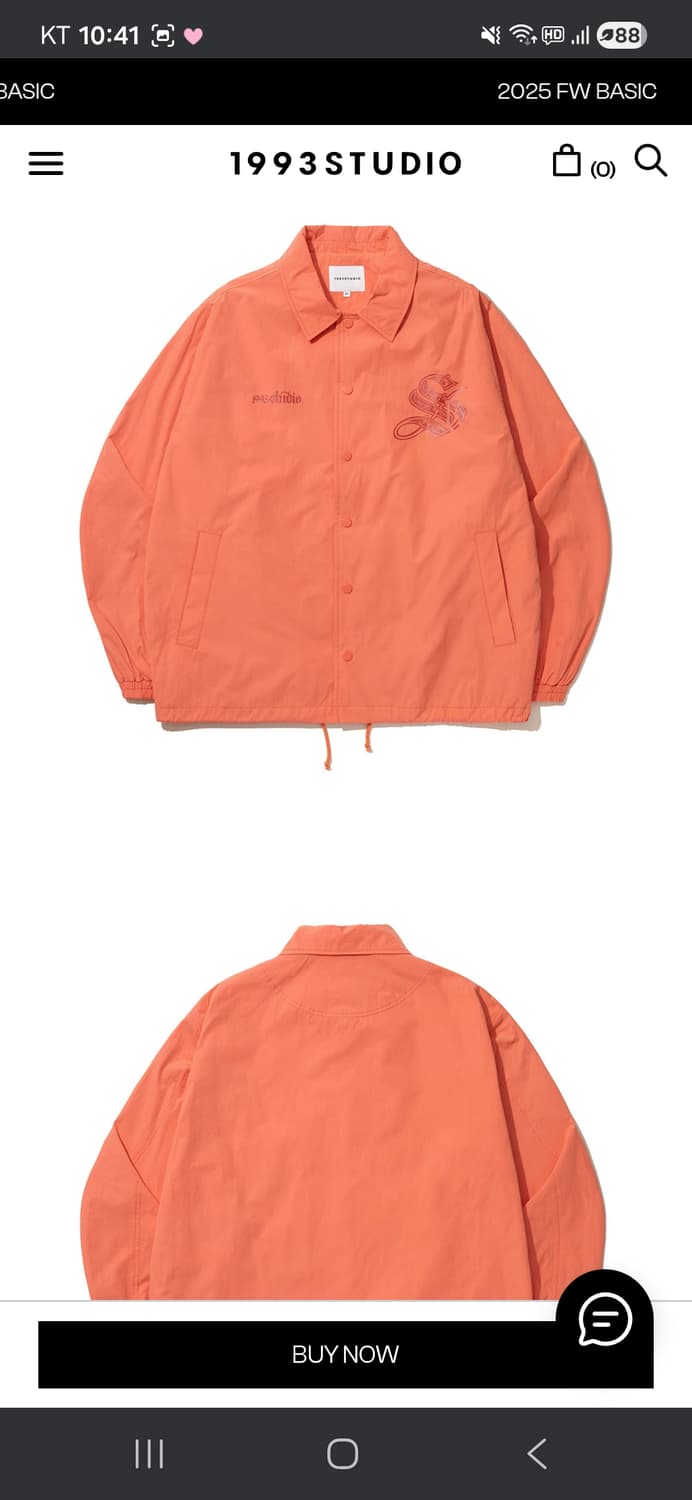 레코드 버튼 코치자켓 상품이미지5