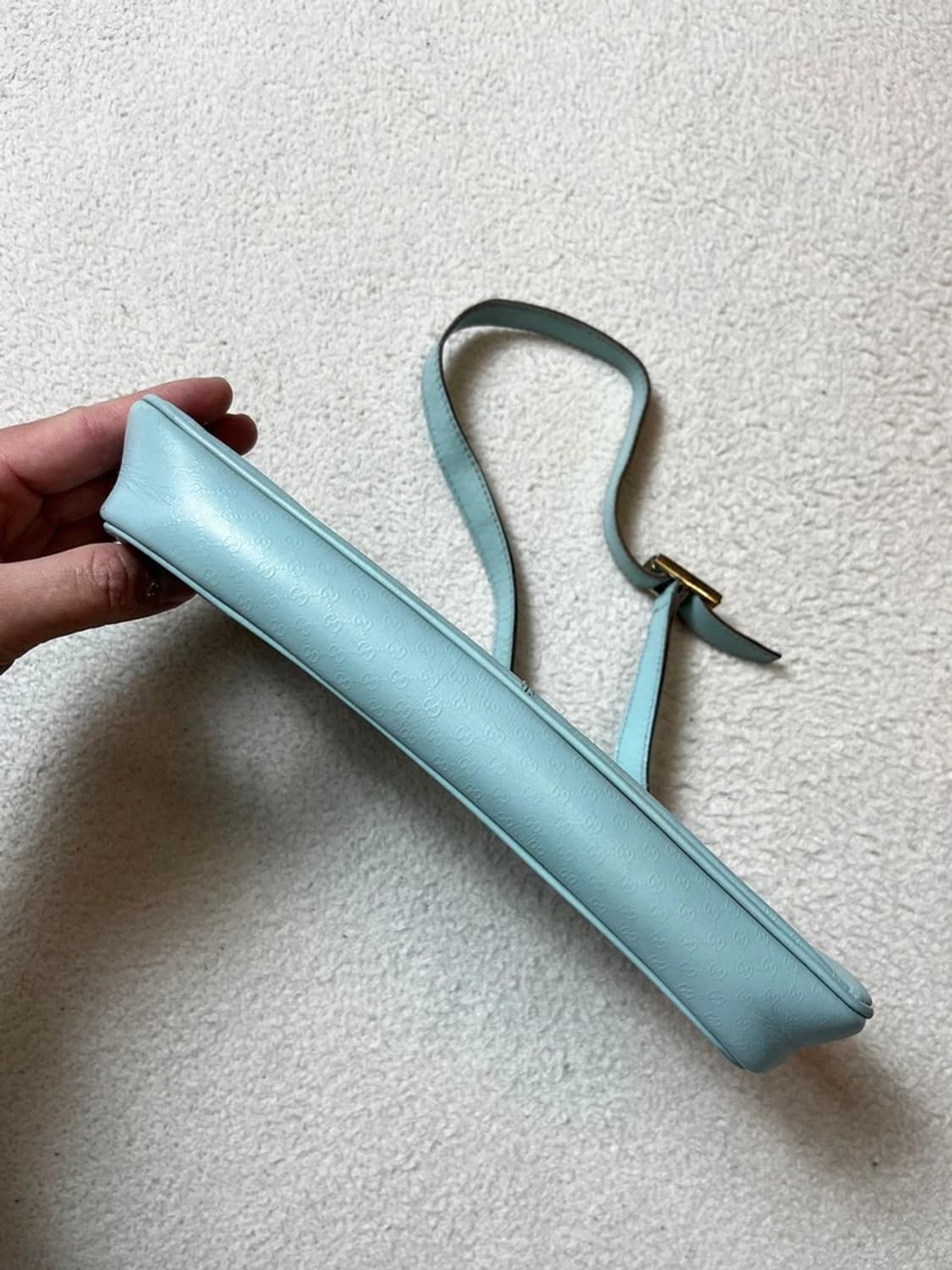 구찌 GUCCI 00's 엠보 GG 패턴 미니 숄더백 Q1261 상품이미지6