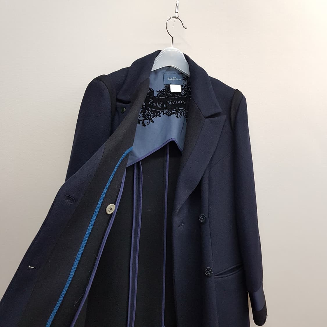 쟈딕앤볼테르 캐시미어 블랜딩 코트 L사이즈 상품이미지6