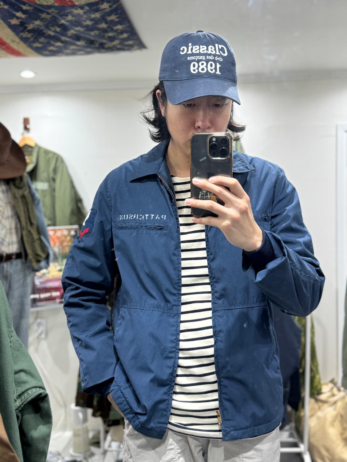 80s USN 미해군 유틸리티 자켓 상품이미지8