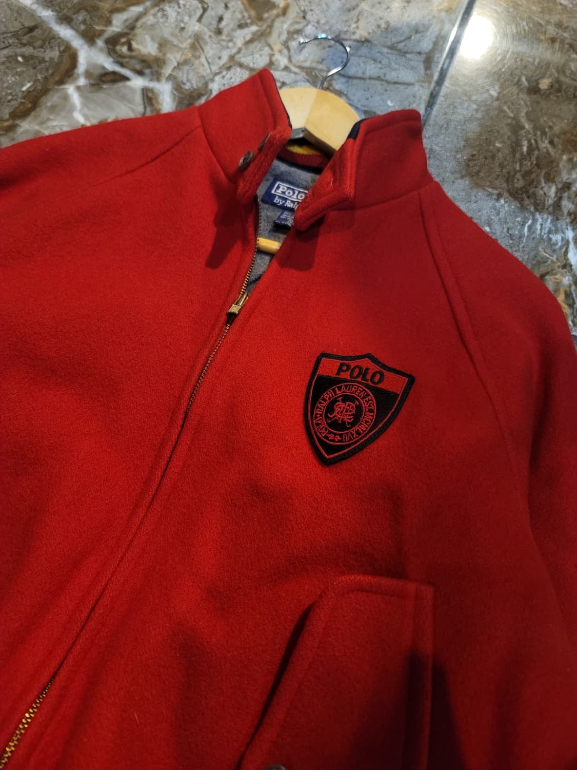 90's~ 폴로 랄프로렌 울 헤링턴 자켓 (남녀공용) 상품이미지3