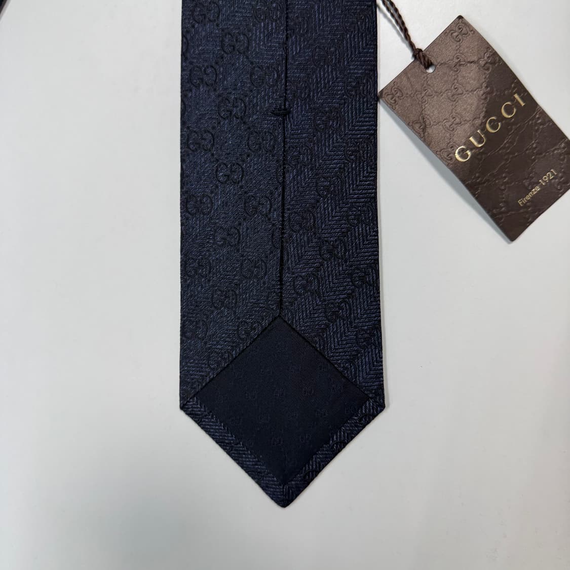 택달린 미사용품 구찌(GUCCI) 모노그램 명품 정품 넥타이 상품이미지6