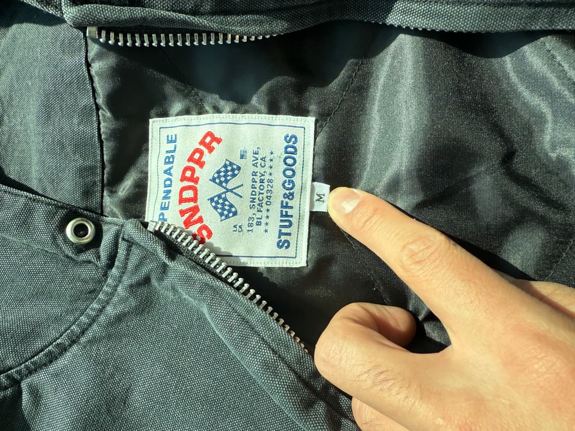 샌드파이퍼 후드 워크 자켓 블랙 M 상품이미지2