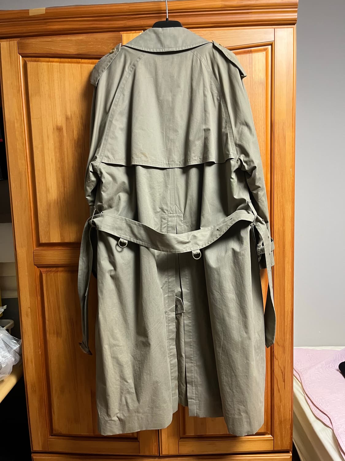 버버리 카키 트렌치코트 상품이미지6