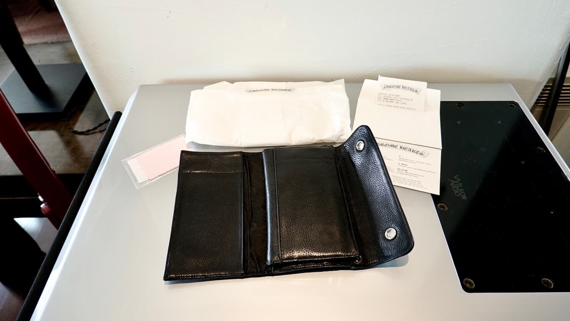 크롬하츠 웨이브 레더 장지갑 상품이미지3