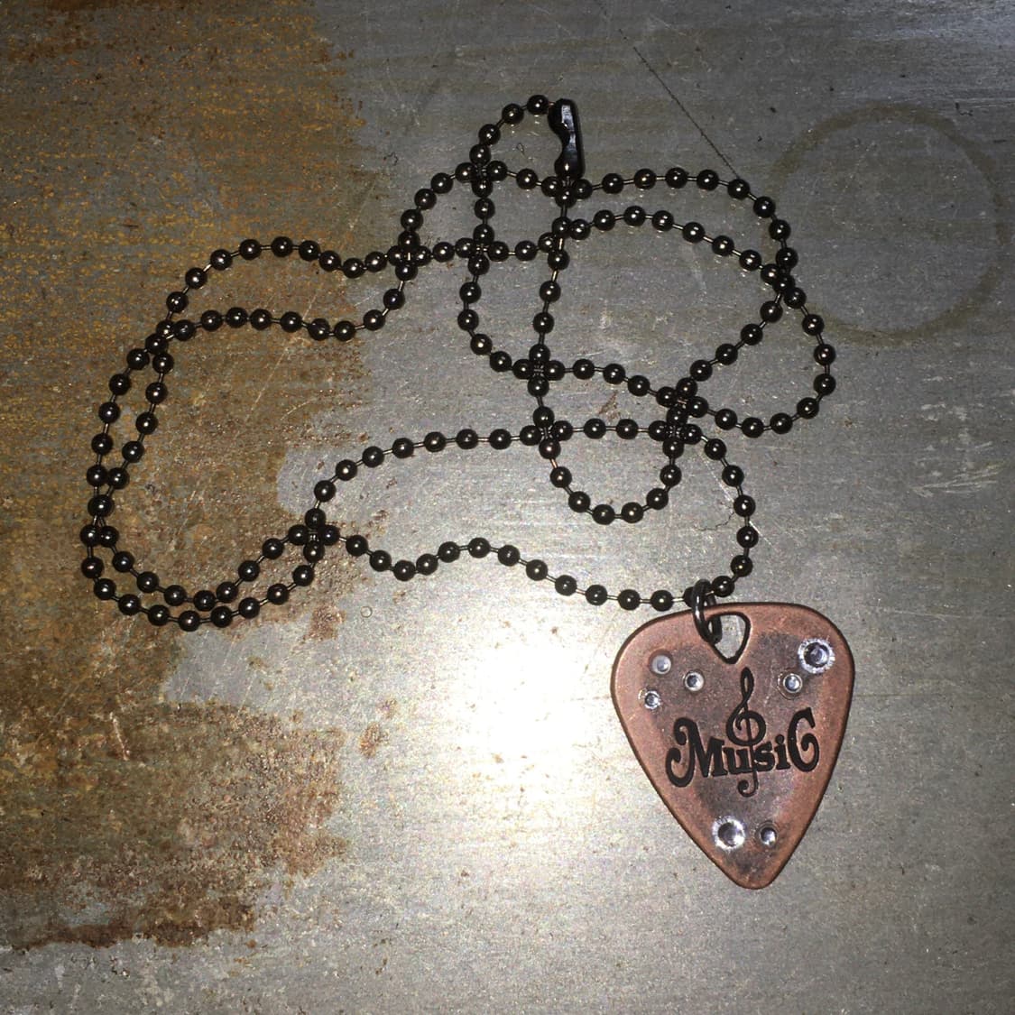 베키 기타피크 목걸이 ✶ 롱 버전 상품이미지4