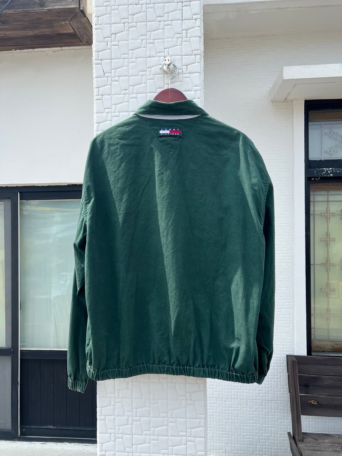 90s 타미힐피거 스윙톱 블루종 자켓 L 상품이미지4