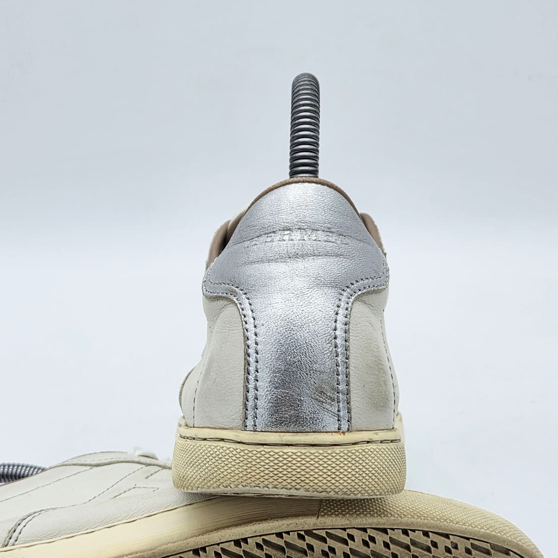  에르메스 우먼스 퀵커 스니커즈 화이트/실버 (39)   상품이미지2