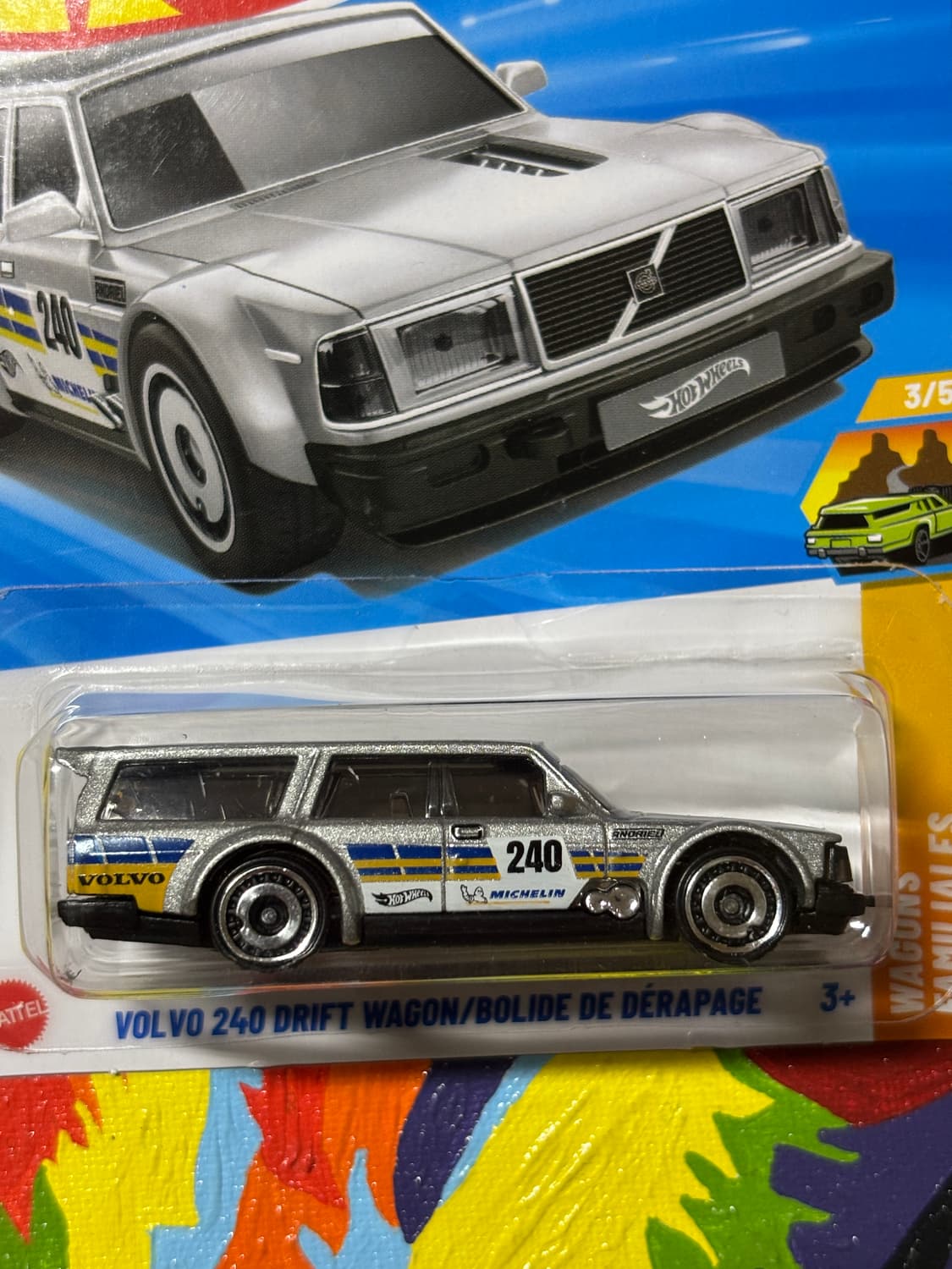 미개봉) 볼보 240 다이캐스트 핫휠 드리프트 인테리어 소품 상품이미지5