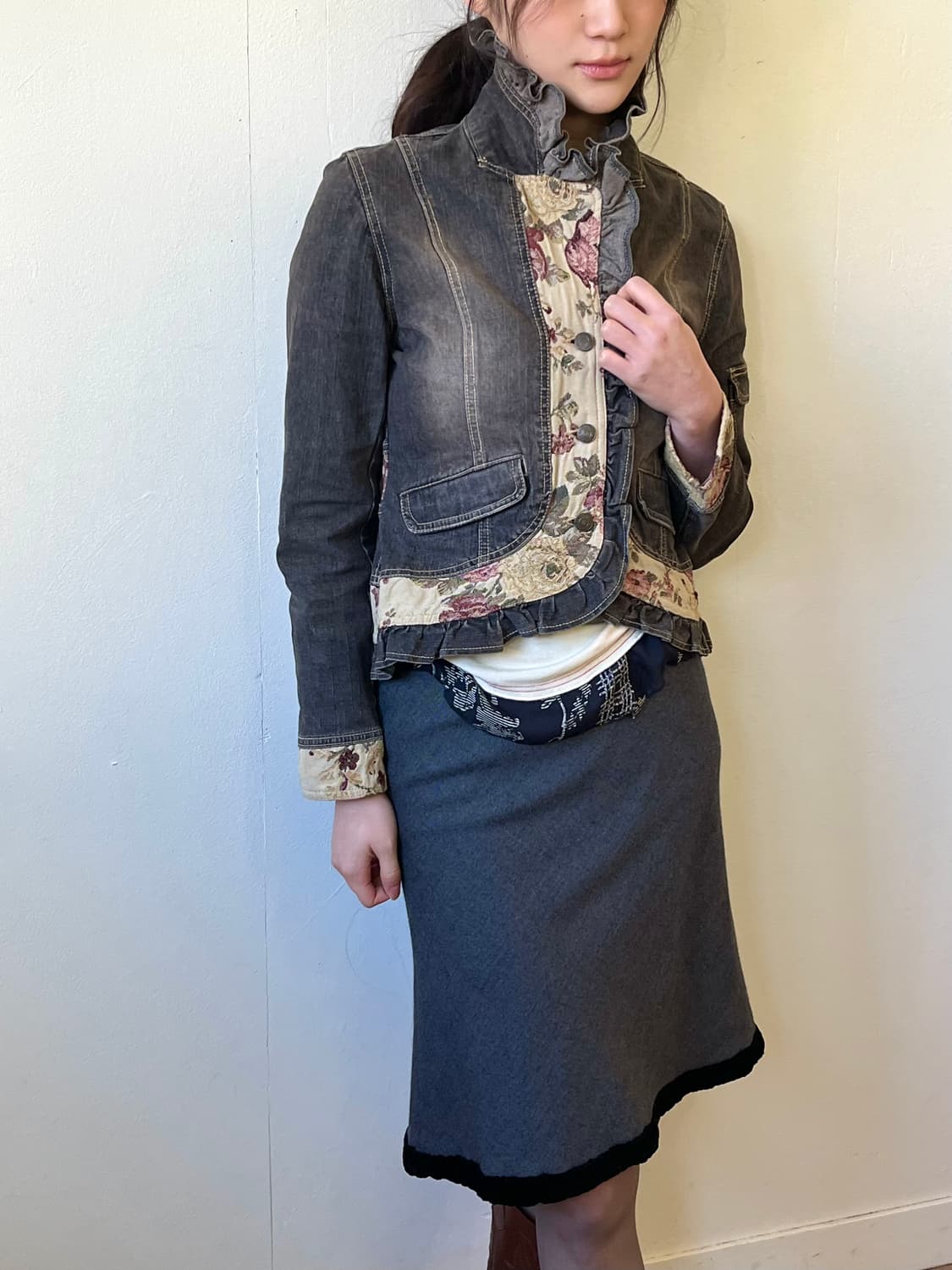 OHLALA 프렌치 데님 자켓 상품이미지5