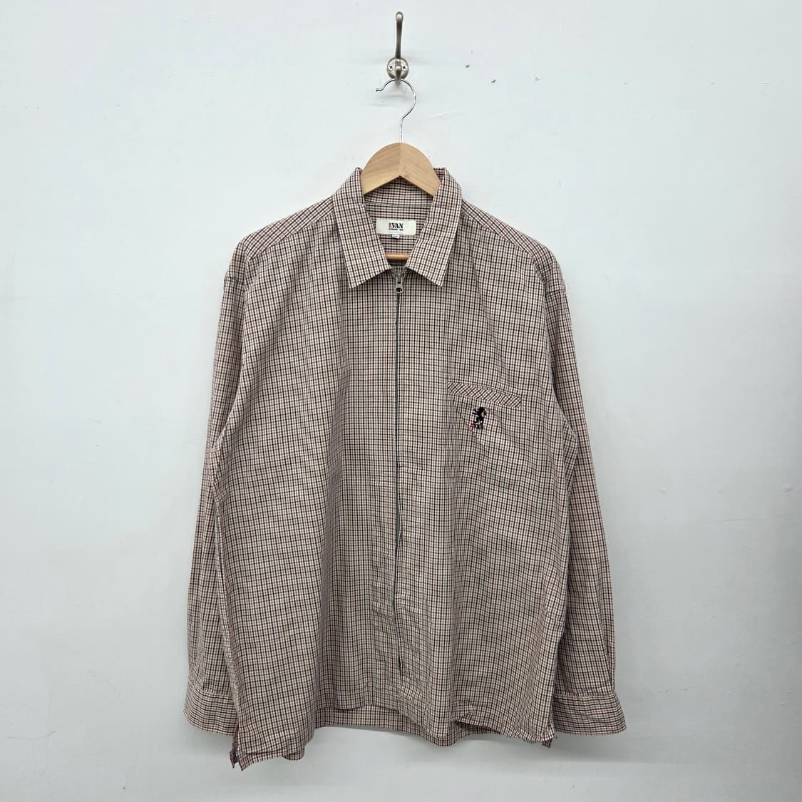 van 밴 체크 패턴 자켓 남XL 상품이미지1