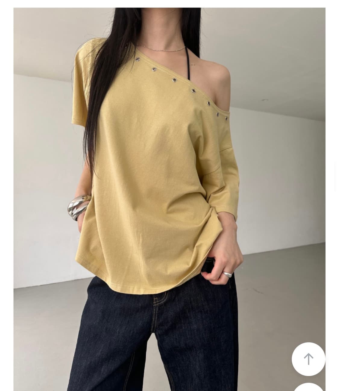 반택포) 원오프숄더 지그재그 상품이미지1