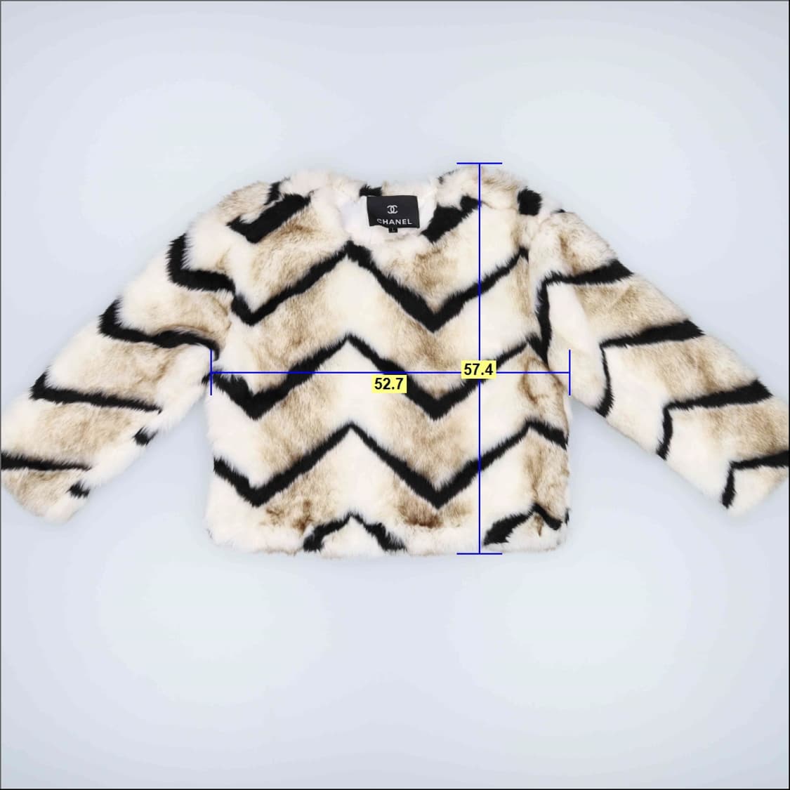 [55정도] 고급 여성 패턴 펴 니트 1229H1 상품이미지5