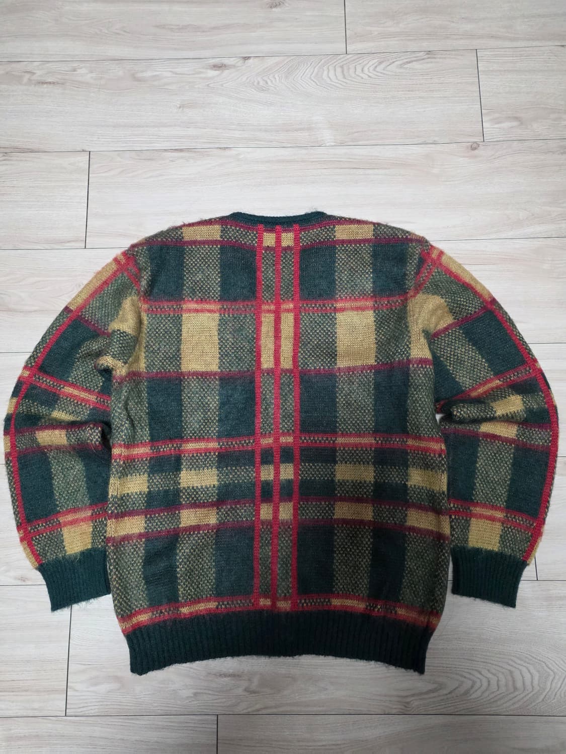 [L] 니들스 타탄 체크 모헤어 가디건 팝니다 상품이미지2