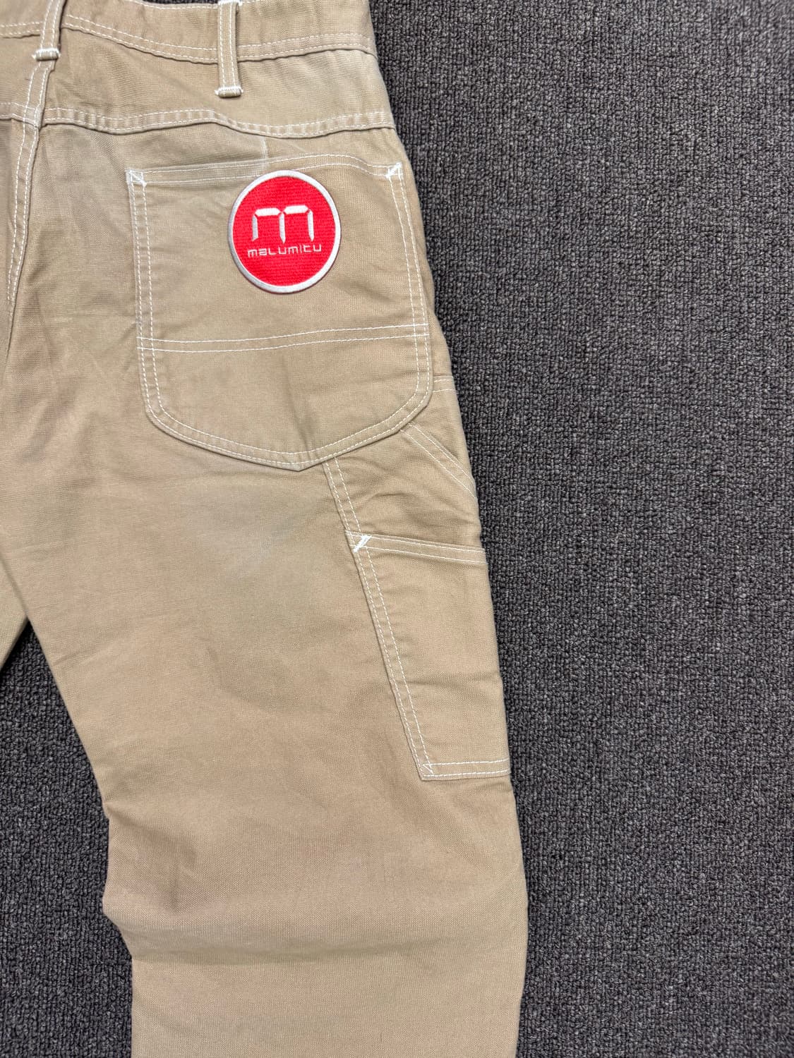 M)Lee 빈티지 베이지 포켓 싱글니 워크팬츠 상품이미지8