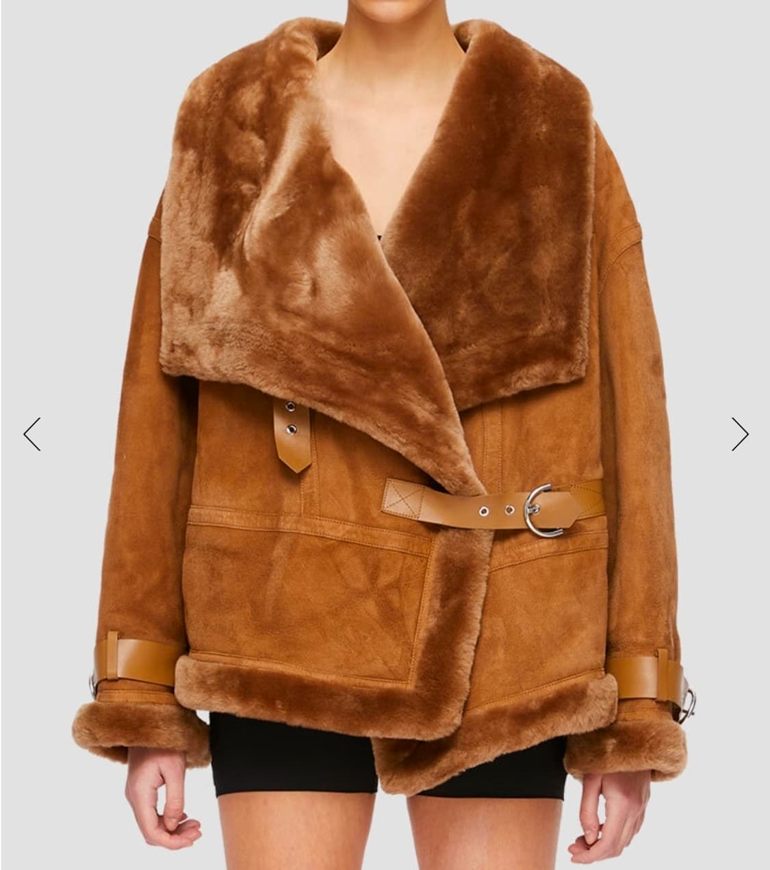 새상품 쇼디치 스키 클럽 양털 시어링 무스탕(233만원/국내매장판) 상품이미지1