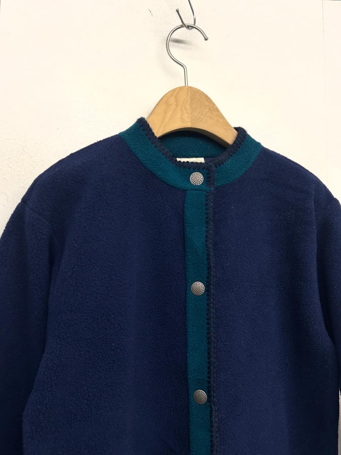 90s USA L.L.Bean 엘엘빈 플리스 스냅 가디건 상품이미지2