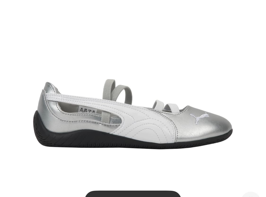 (W) 푸마 스피드캣 발레 메탈릭 푸마 실버 푸마 화이트 상품이미지2