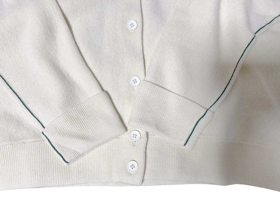 (새상품) 라코스테 아이보리 니트 가디건 40 상품이미지5