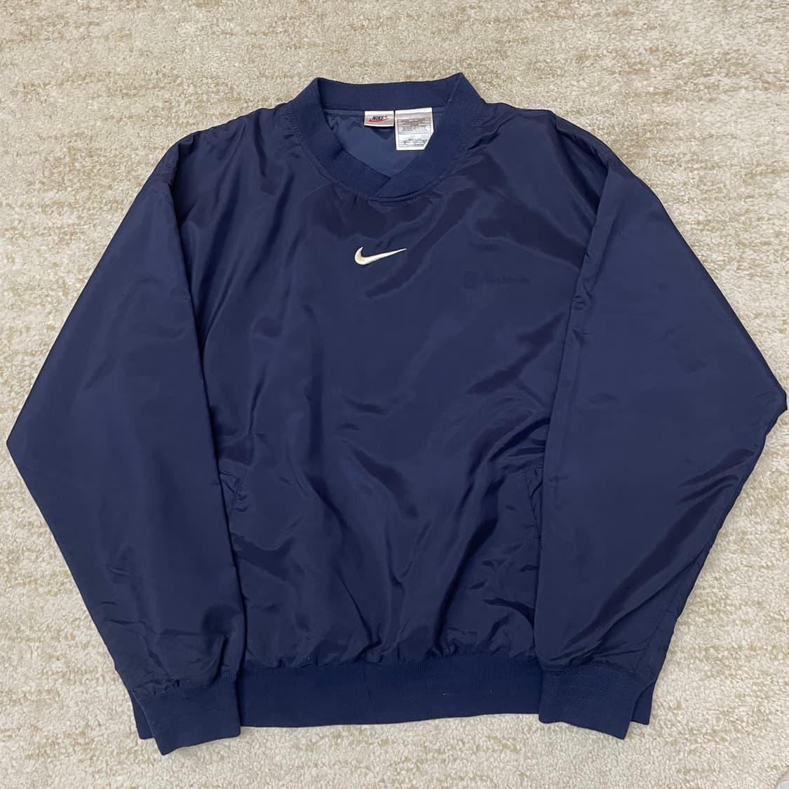 [XL] 90s made USA 나이키 풀오버 웜업 스우시 올드스쿨 자켓 상품이미지1