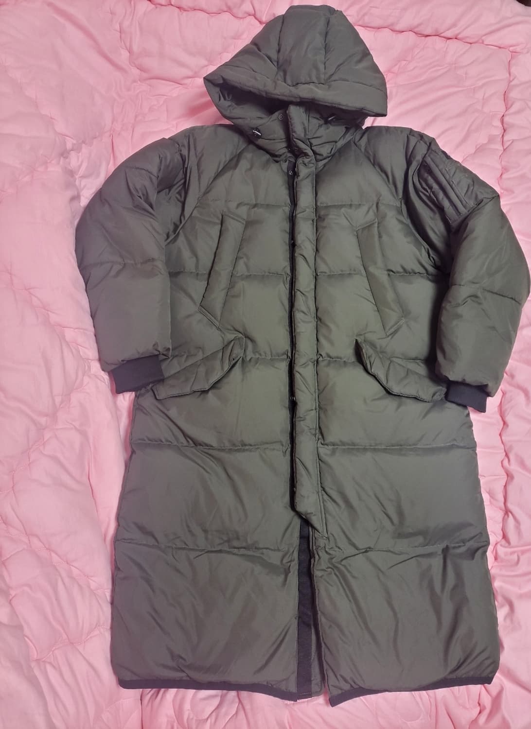 급처상태좋음!HUM 흄 오리털 롱패딩 오버사이즈 럭키슈에뜨st나이키st 상품이미지3