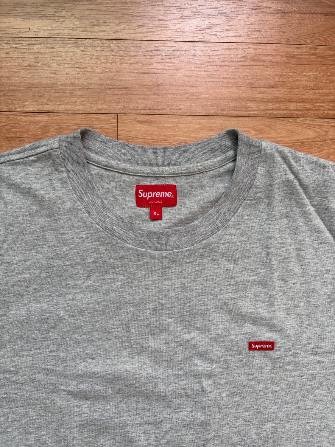 [XL] 슈프림 스몰 박스 티셔츠 헤더 그레이 상품이미지2