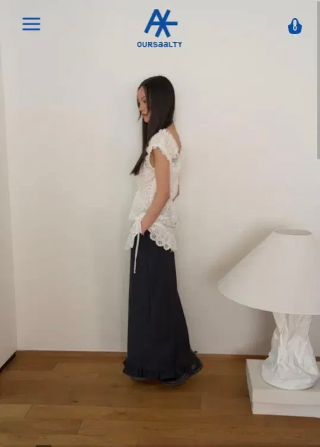 아우어솔티 플로럴 아일렛 미니드레스 상품이미지2