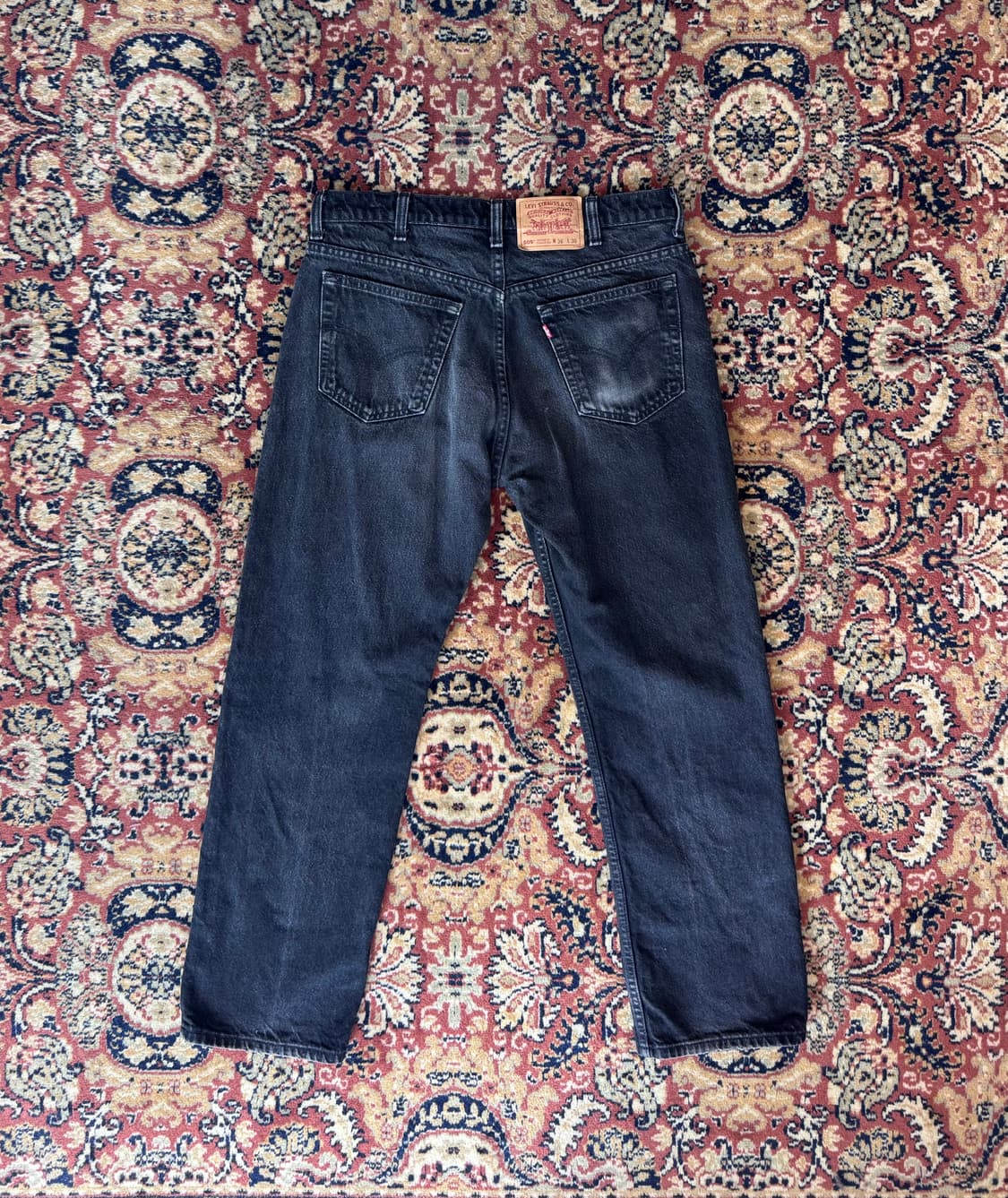 90s 빈티지 505 블랙 진 데님 36(34~35) 655 상품이미지2