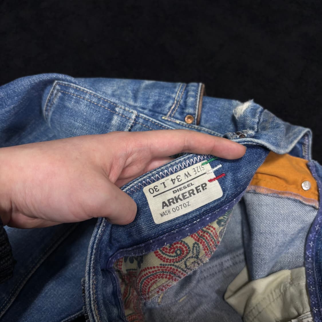 34 디젤 DIESEL  중청 워싱 데님팬츠 상품이미지6