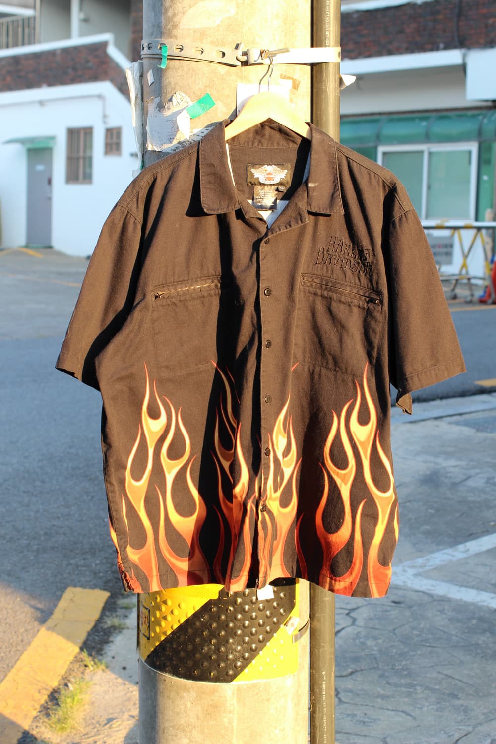 1990s Harley-Davidson Flame Shirts 상품이미지4