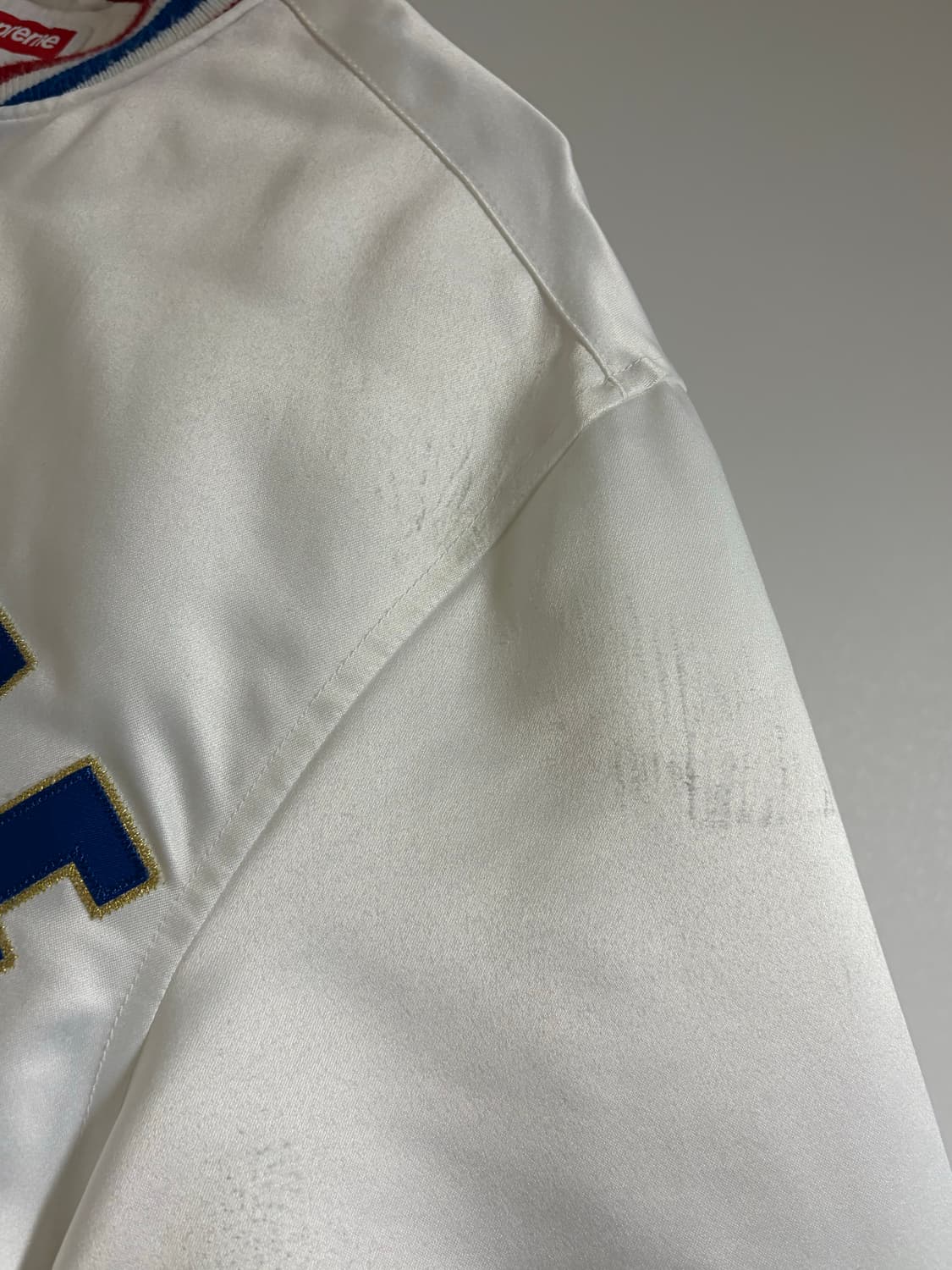 슈프림 미첼엔네스 사틴 바시티 자켓  상품이미지3