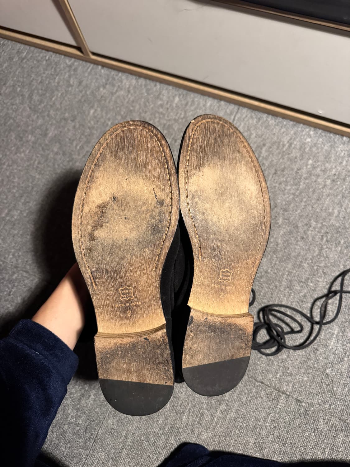 (275)스웨이드 드레이프 부츠 상품이미지6