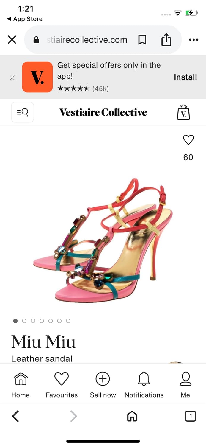 정품 미우미우 + 돌체앤가바나 샌들 <일괄판매> 상품이미지2