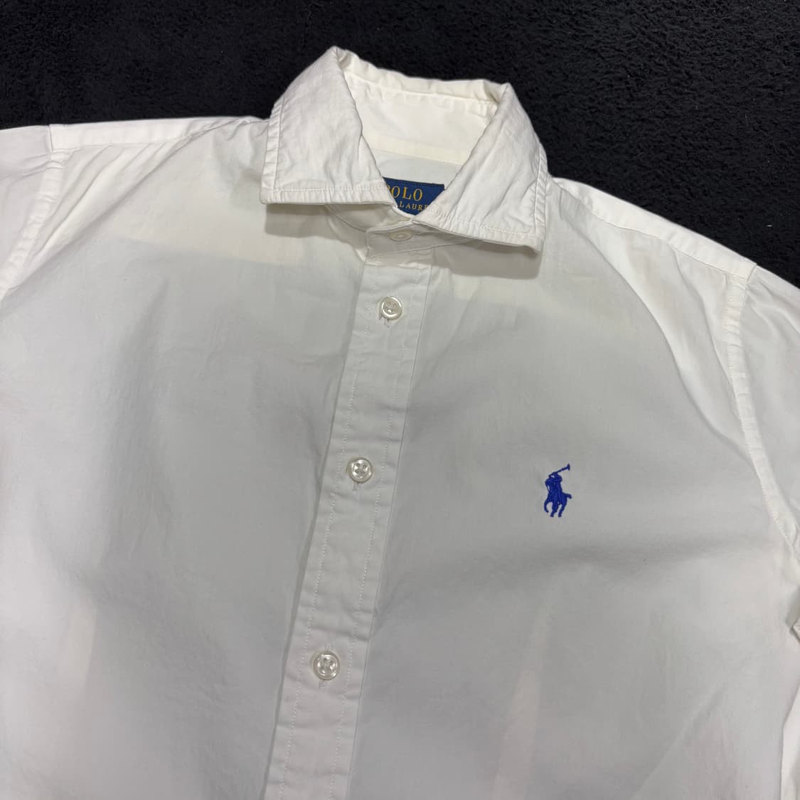 우먼S 폴로 랄프로렌 화이트 슬림핏 셔츠 상품이미지3