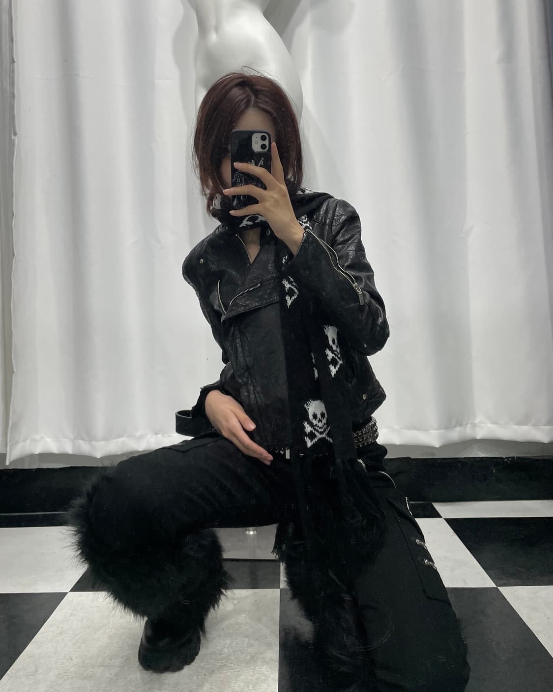 🎸블랙 레더 자켓🎸 상품이미지3