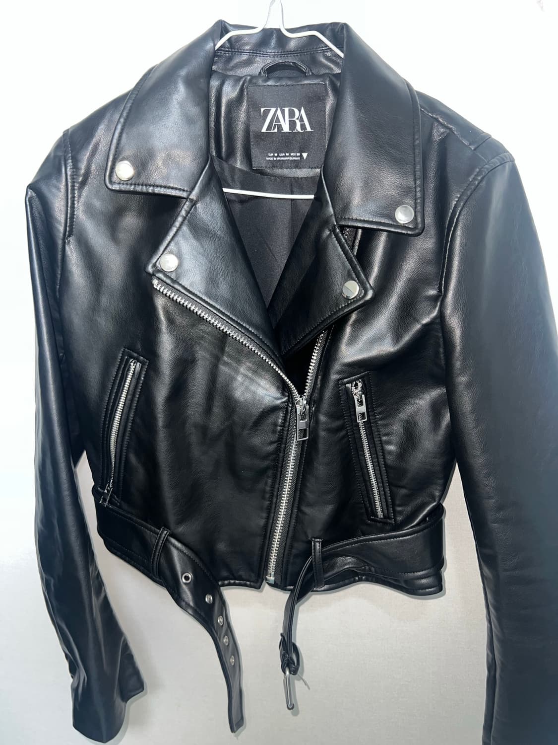 자라 여성 라이더 레더 자켓 상품이미지1