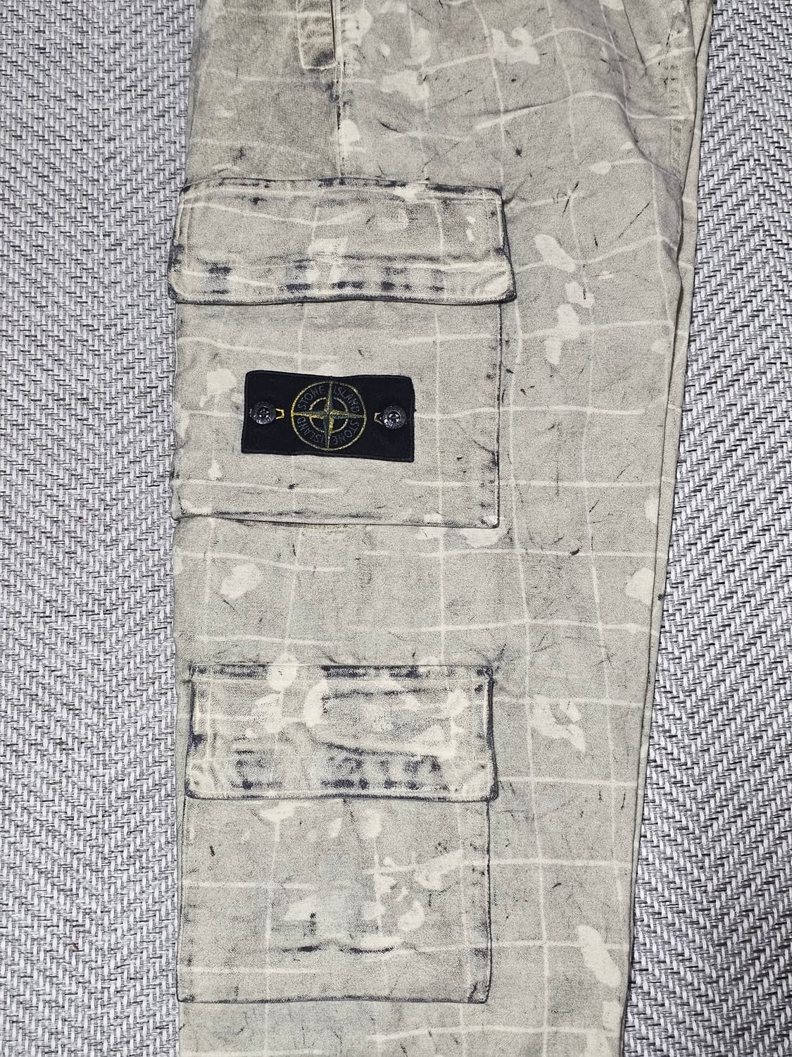 스톤아일랜드 더스트 컬러 길 리 레이저 카모 카고 팬츠 (새 상품) 상품이미지5