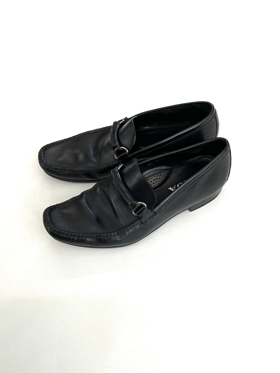 프라다 레더 드레스 로퍼 상품이미지2