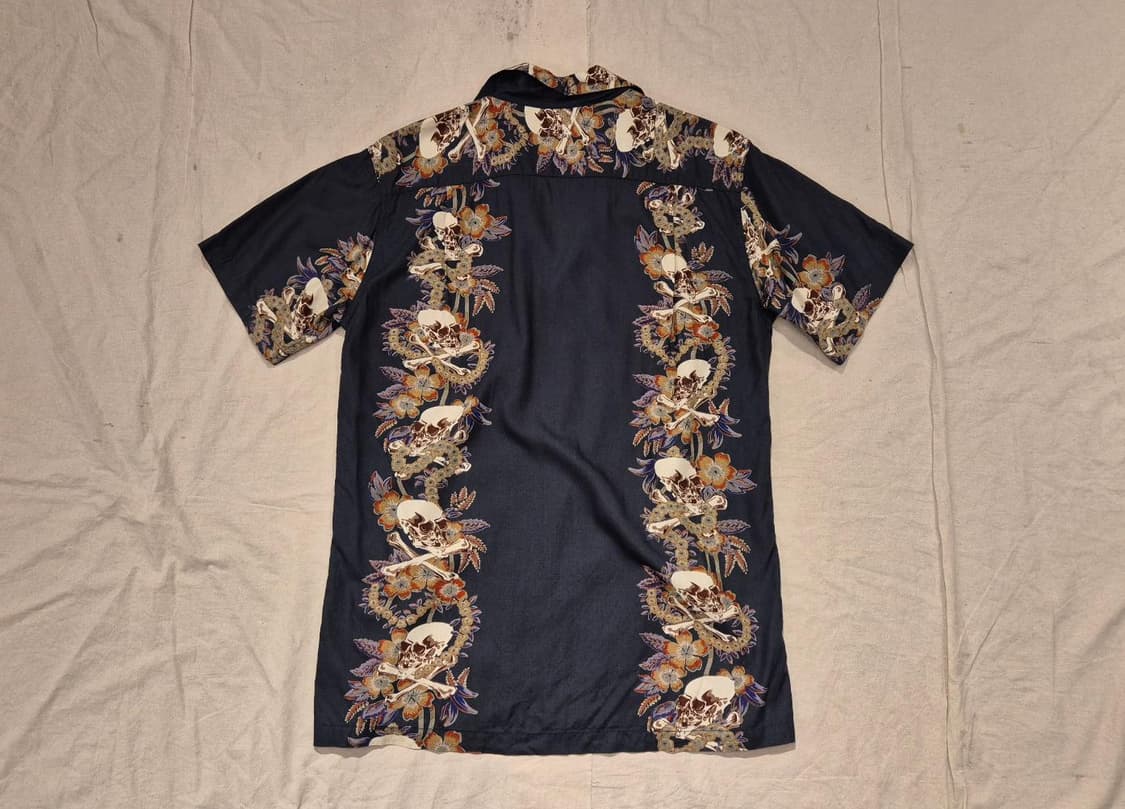 north zone 스컬 하와이안 셔츠 상품이미지2