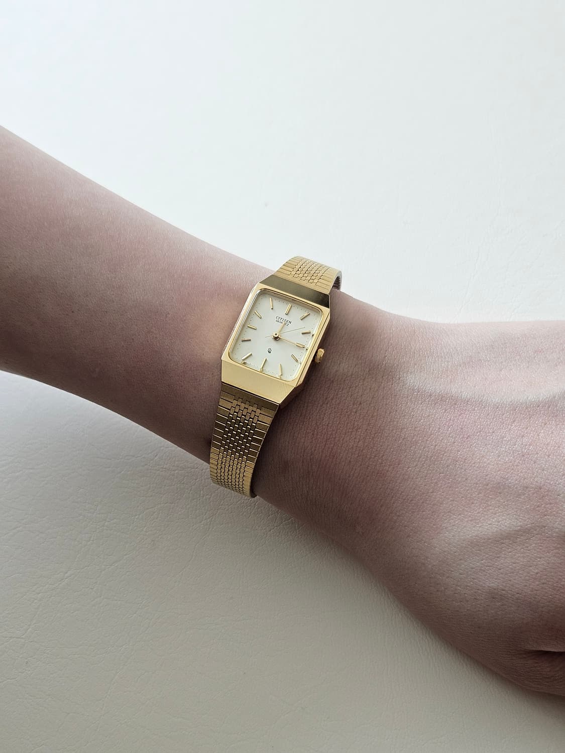 빈티지 시티즌 쿼츠 금장 여성시계 상품이미지2