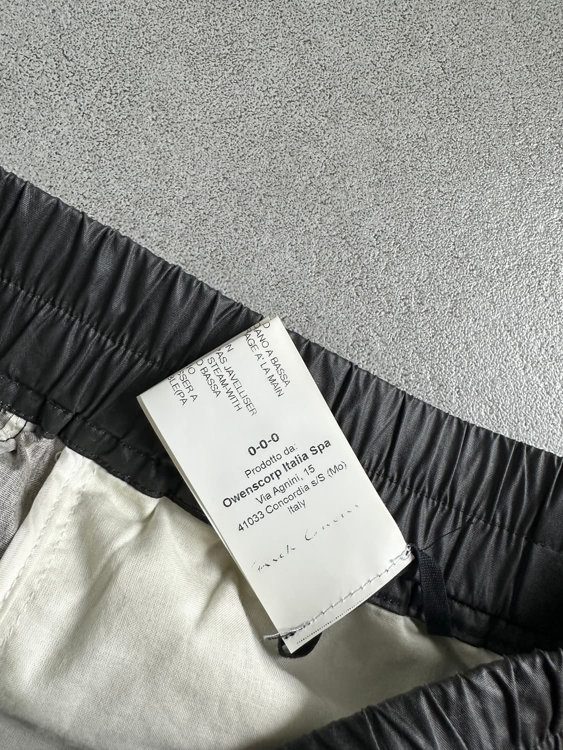 릭오웬스 20ss TECUATL 코팅 사루엘 팬츠 상품이미지9