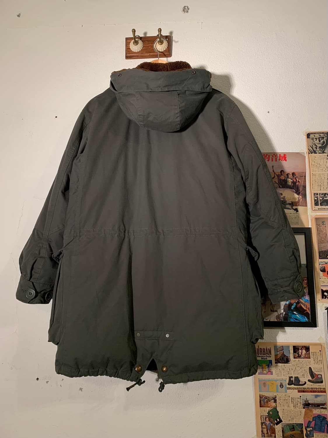 폴로 사이드 버튼 보아 필드파카 상품이미지6