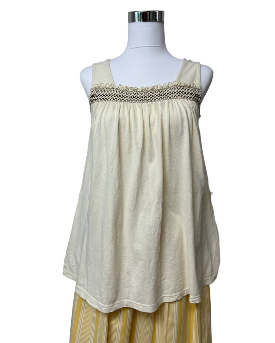 Ivory banding sleeveless 상품이미지3