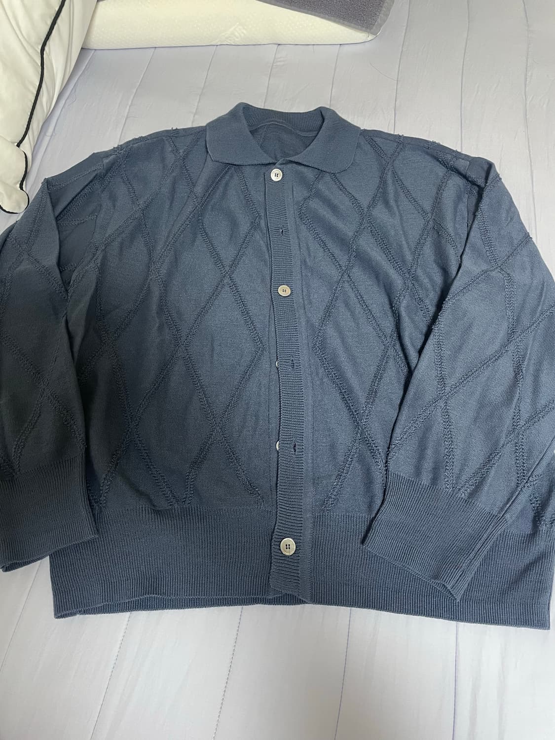 유스 아가일 가디건 m 상품이미지2