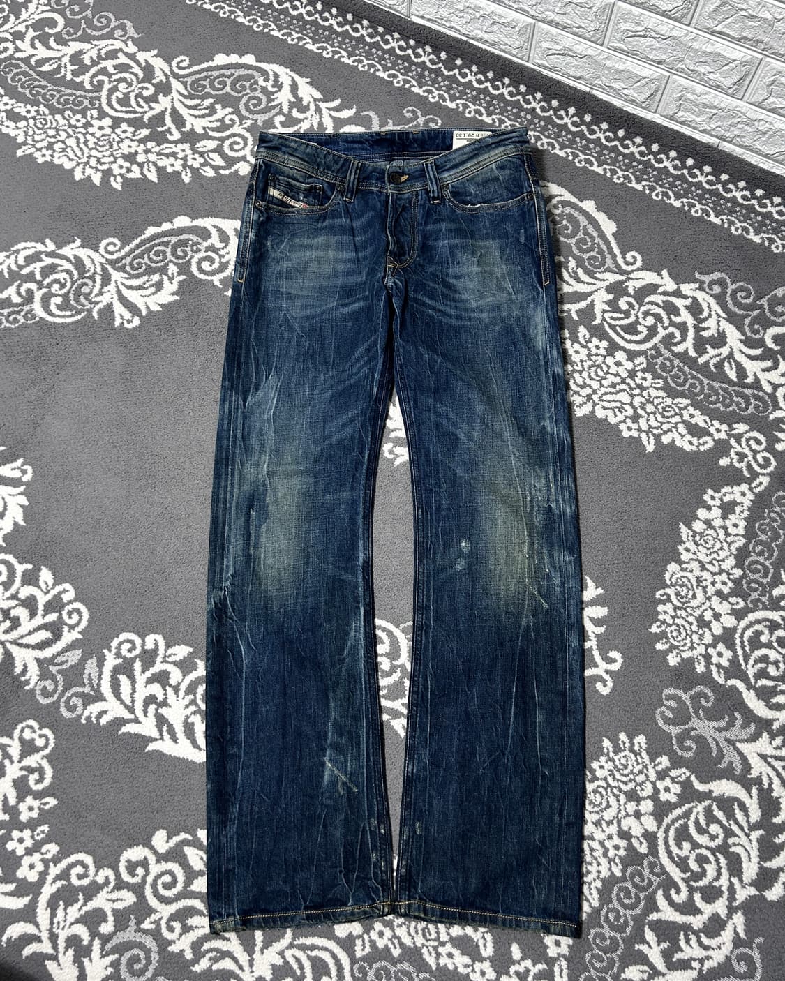 디젤 바이커 다크 인디고 데님 팬츠 상품이미지2