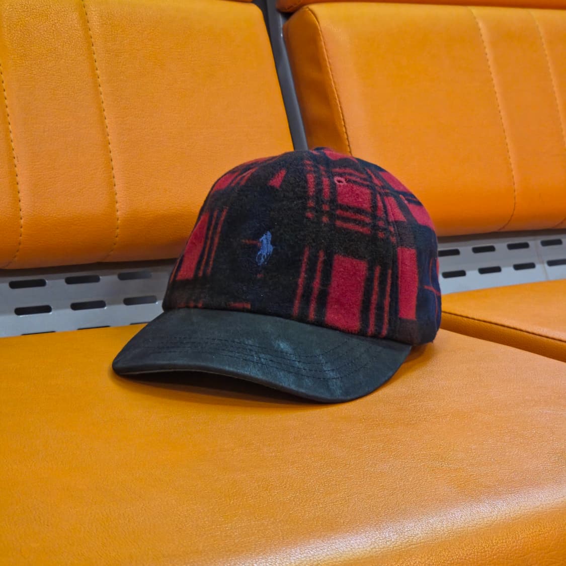 폴로 랄프로렌 체크 캡모자 상품이미지1