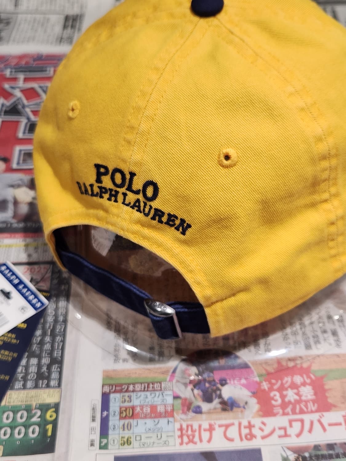 Polo Ralph Lauren (P) 로고 볼캡 OS 상품이미지6