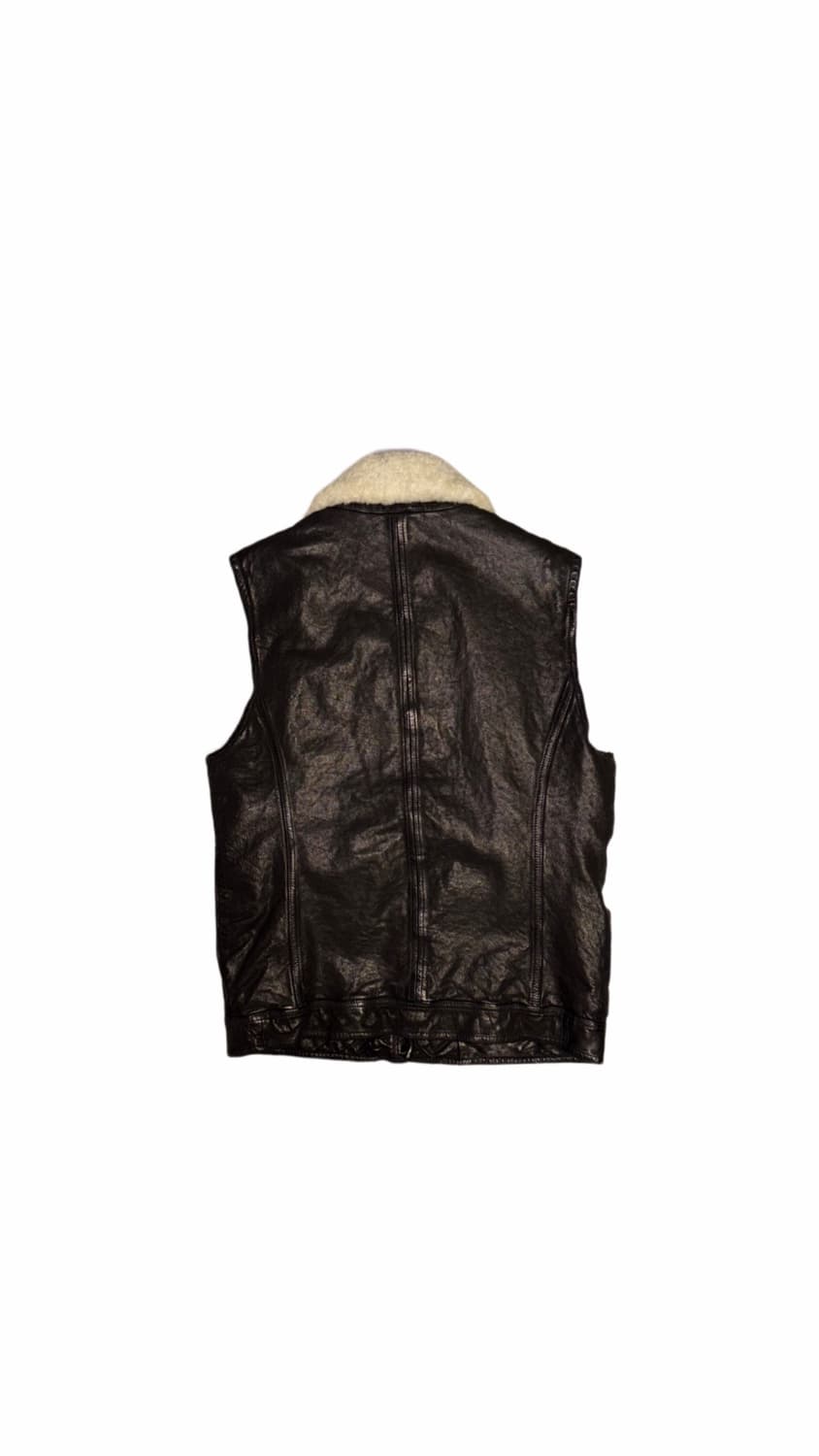 2010‘s Neil Barrett Fur Leather Vest 상품이미지2