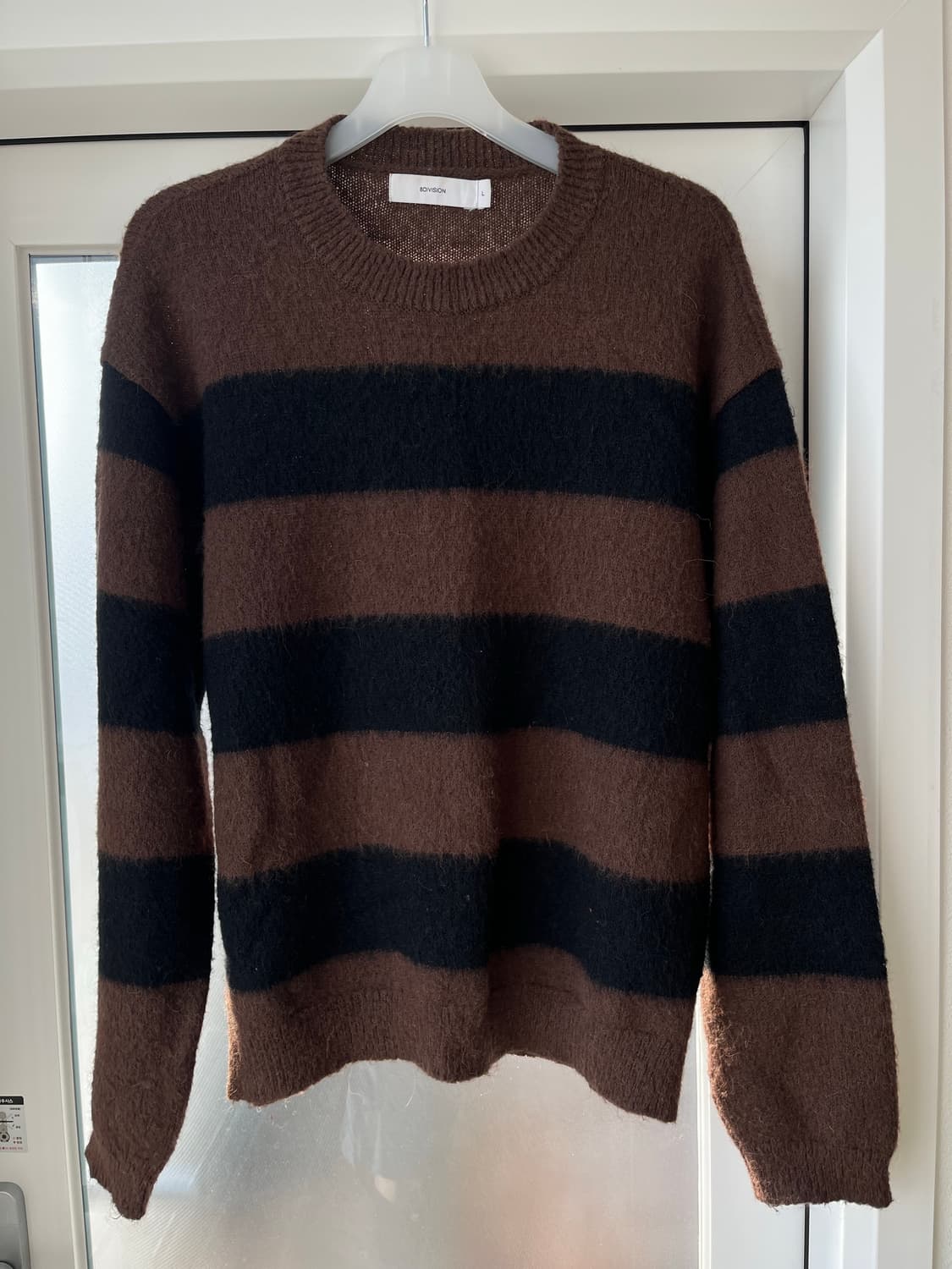 8division 모헤어 보더 스트라이프 스웨터 상품이미지4